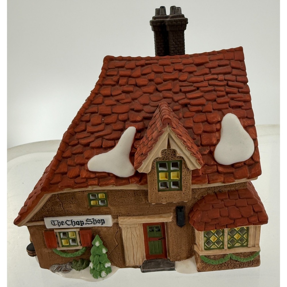 Dept. 56 Dickens' Heritage Village Series The Chop Shop 58331 Retired Lighted